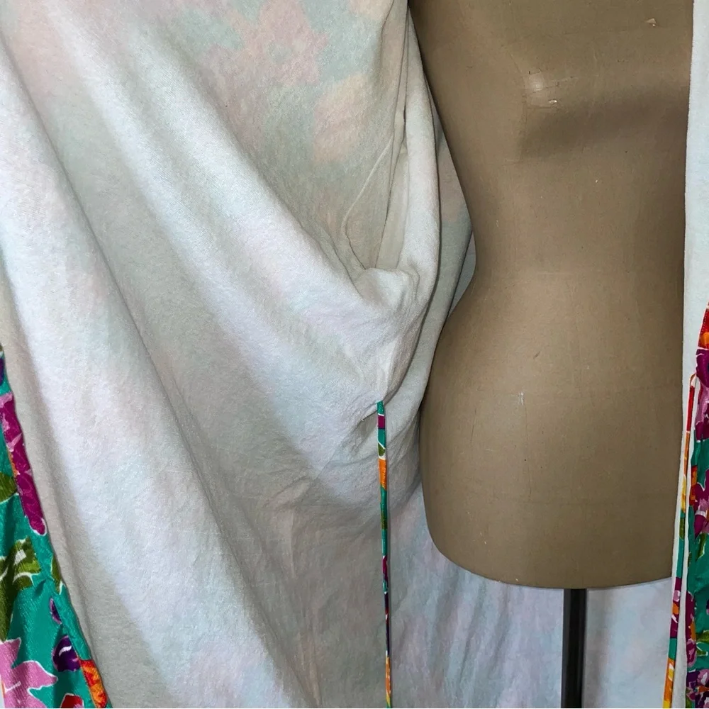 Victoria's‎ Secret Terry with Multicolor Trim ROBE OSFM Gold Label